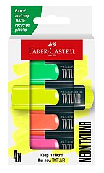 Faber-Castell Mini Fosforlu Kalem, Textliner  4 Renk