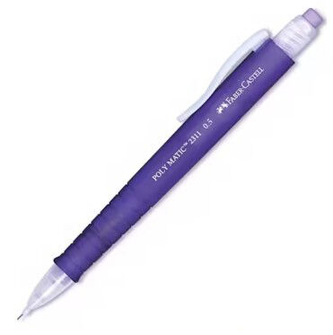 Faber-Castell Poly Matic Mekanik Kurşun Kalem, Mor 0,7 mm - 1