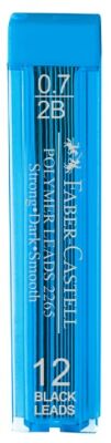 Faber-Castell Renkli Tüp Min 0,7 mm 2B , Mavi - 1