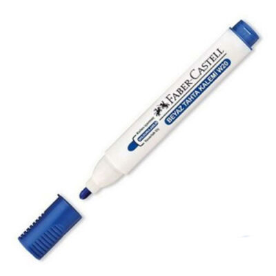 Faber-Castell W20 Beyaz Tahta Kalemi, Mavi - 1