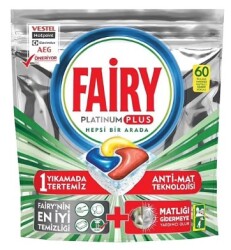 Fairy Platinium Bulaşık Makinesi Tableti 60 lı - 1