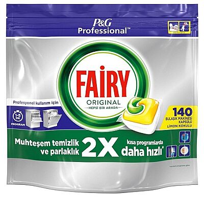 Fairy Hepsi Bir Arada Bulaşık Makinesi Tableti 140'lı Paket - 2