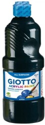 Giotto Akrilik Boya, Siyah 500 ml - GIOTTO