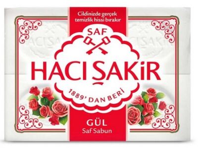 Hacı Şakir Gül Saf Kalıp Sabun 4x150 Gr - 1