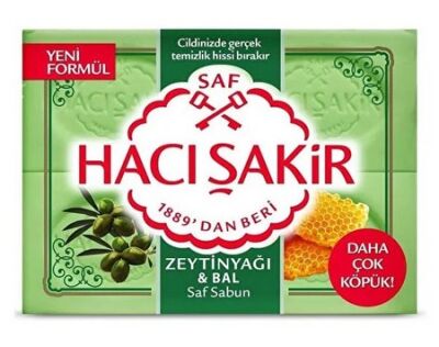 Hacı Şakir Zeytinyağı & Bal Saf Kalıp Sabun 4x150 Gr - 1