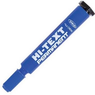 Hi-text 830 PB Permanent Markör Yuvarlak Uç, Mavi - 1