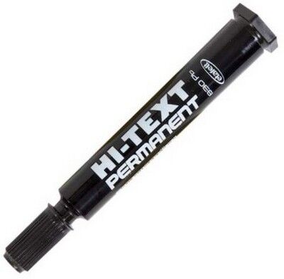 Hi-text 830 PB Permanent Markör Yuvarlak Uç, Siyah - 1
