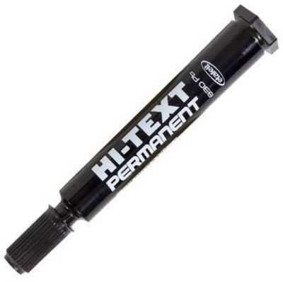 Hi-text 830 PC Permanent Markör Kesik Uç, Siyah - 1