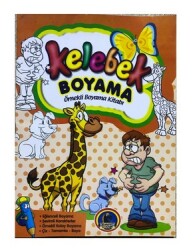 Kelebek Boyama - Örnekli Boyama Kitabı M:1 - KARATAY YAYINLARI