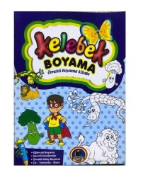 Kelebek Boyama - Örnekli Boyama Kitabı M:3 - KARATAY YAYINLARI
