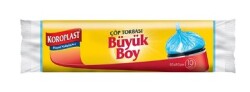 Koroplast Çöp Torbası Büyük Boy 65x80 cm 10 lu - 1