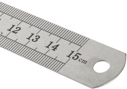 Kraf Çelik Cetvel 15 Cm Inch Ölçülü 515G - KRAF