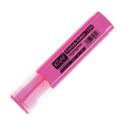 Kraf Fosforlu Kalem 330 Pembe - KRAF