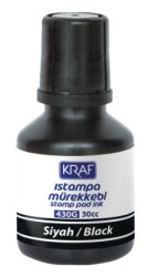 Kraf Istampa Mürekkebi 30 cc 430G Siyah - KRAF