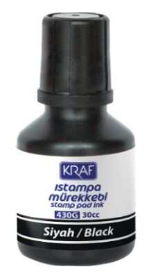 Kraf Istampa Mürekkebi 30 cc 430G Siyah - 1