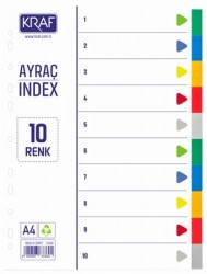 Kraf Seperatör 1010R 10 Renk - KRAF