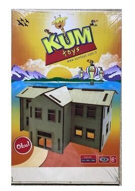 Kum Toys Ahşap Ev Maket 1 - 1