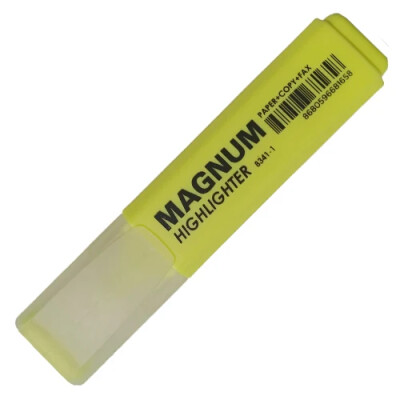 Magnum Fosforlu Kalem, Sarı - MAGNUM