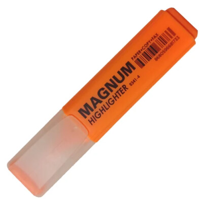 Magnum Fosforlu Kalem, Turuncu - MAGNUM
