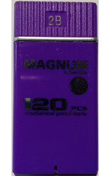 Magnum Min 0,7 mm 2B 120 li, Neon Mor - MAGNUM