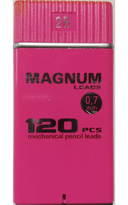 Magnum Min 0,7 mm 2B 120 li, Neon Pembe - 1