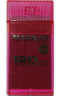 Magnum Min 0,7 mm 2B 120 li, Şeffaf Kırmızı - 1