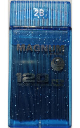 Magnum Min 0,7 mm 2B 120 li, Şeffaf Mavi - MAGNUM