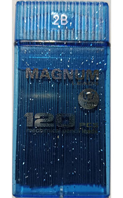 Magnum Min 0,7 mm 2B 120 li, Şeffaf Mavi - 1