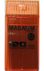 Magnum Min 0,7 mm 2B 120 li, Şeffaf Turuncu - MAGNUM