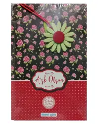 Mavi Gün Kokulu Defter 13,5x21cm 224 sy , Aşk Olsun - 1
