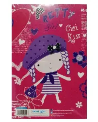 Mavi Gün Kokulu Defter 13,5x21cm 224 sy , Cici Kız - 2