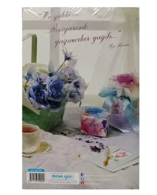 Mavi Gün Kokulu Defter 13,5x21cm 224 sy , Ferman-ı Aşk - 2