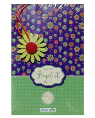 Mavi Gün Kokulu Defter 13,5x21cm 224 sy , Hayal Et - 1