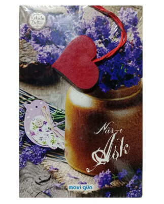 Mavi Gün Kokulu Defter 13,5x21cm 224 sy , Nar-ı Aşk - MAVİ GÜN