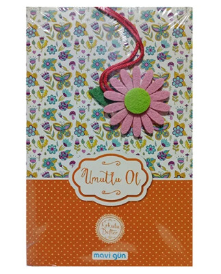 Mavi Gün Kokulu Defter 13,5x21cm 224 sy , Umutlu Ol - MAVİ GÜN