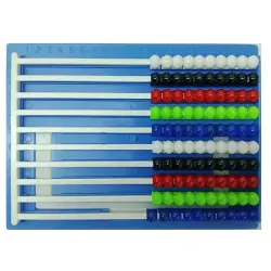 Medyen Raylı Abaküs, Mavi - MEDYEN