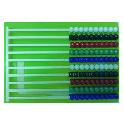 Medyen Raylı Abaküs, Yeşil - 1