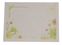 Mektup Zarfı Desenli 13x18 cm M:5 - OFİSKUTUM