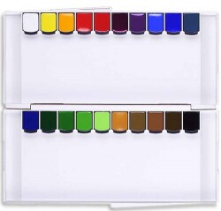 Mijello Mission Sulu Boya Gold Tablet Pigment 24 Li 2024 - MIJELLO