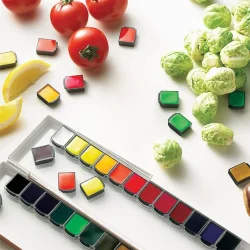 Mijello Mission Sulu Boya Gold Tablet Pigment 24 Li 2024 - 4