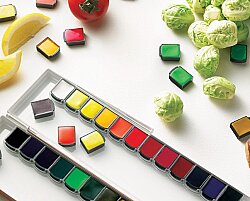 Mijello Mission Sulu Boya Gold Tablet Pigment 24 Li 2024 - 2