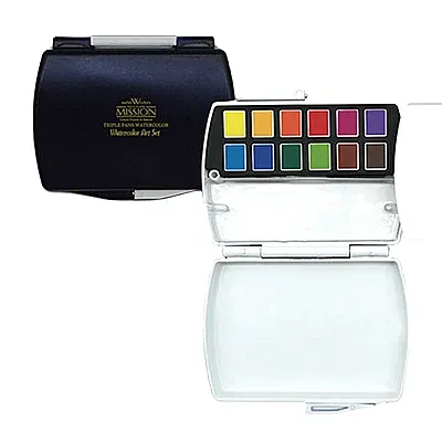 Mijello Mission Sulu Boya Gold Triple Pan 12'li 1212 - 1