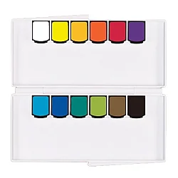 Mijello Mission Sulu Boya SilverTablet Pigment 12'li 5012