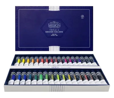 Mijello Mission Sulu Boya White Tüp 15 ml 34 Lü 7034 - 1