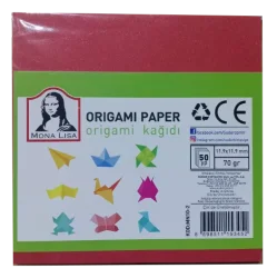 Mona Lisa Origami Kağıdı 11,9x11,9 cm 70 gr 50 yp - 1