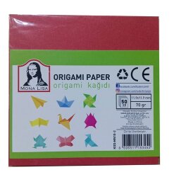 Mona Lisa Origami Kağıdı 14,8x14,8 cm 70 gr 50 yp - MONA LISA