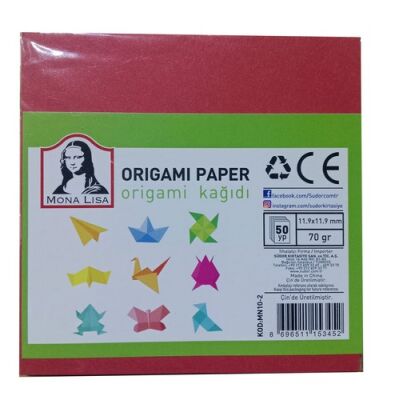 Mona Lisa Origami Kağıdı 14,8x14,8 cm 70 gr 50 yp - 1