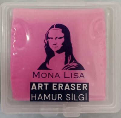 Mona Lisa Renkli Hamur Silgi Pembe - 1