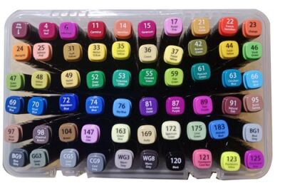 Mona Lisa TouchBlack Çift Uçlu Artist Marker 60 Renk - 2