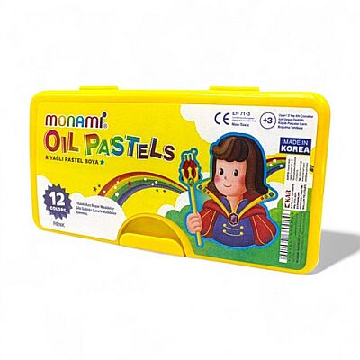 Monami Çantalı Pastel Boya, 12 Renk - 1